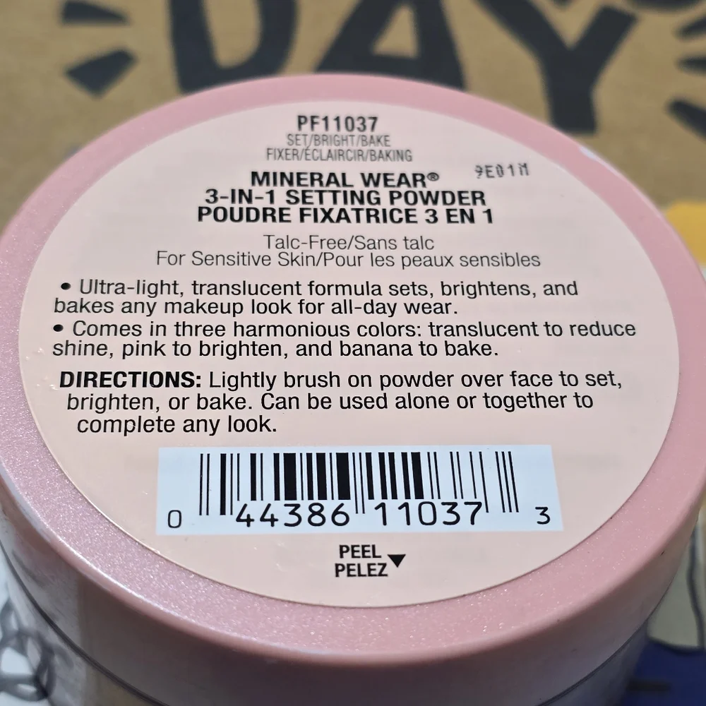 Physicians Formula Mineral Wear 3-in-1 Setting Powder 0.68 Oz.
